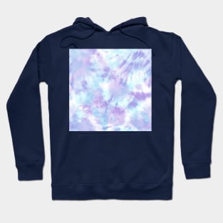 Purple and Blue Pastel Tie-Dye Hoodie